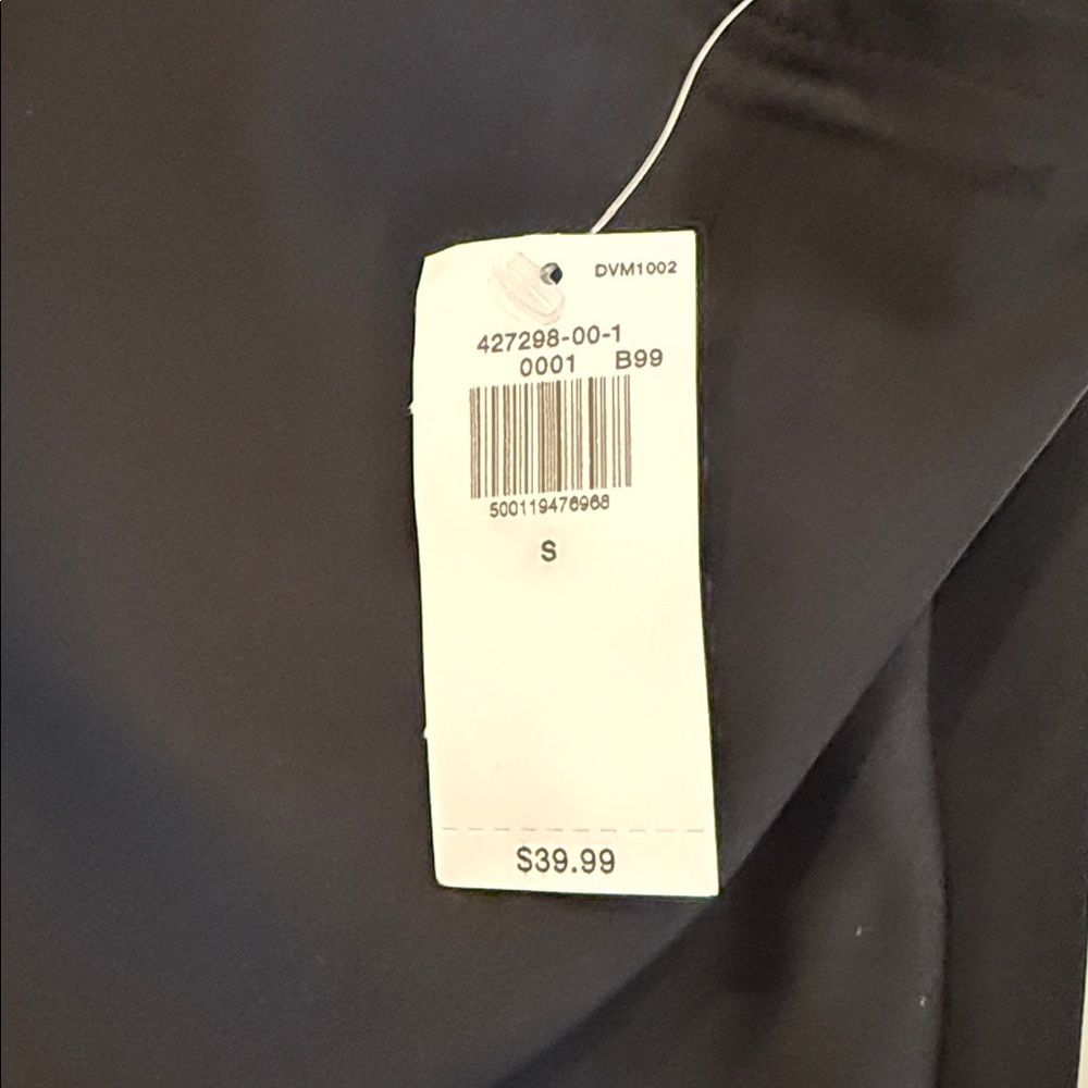 OLD NAVY Slip Skirt Black Solid Midi Satin-Look Size Small S - Picture 4 of 6